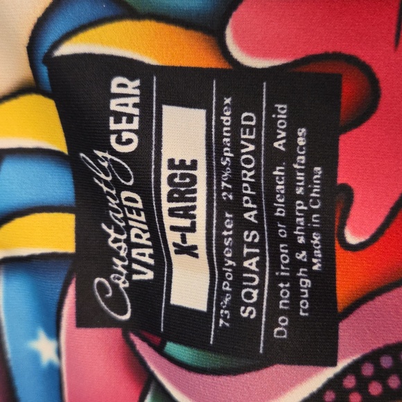 CVG Monster mash XL Capri Length Leggings Never Worn - Picture 3 of 3